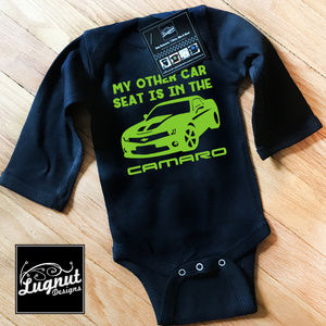 Camaro Car Seat - Baby Bodysuit or Toddler Tshirt